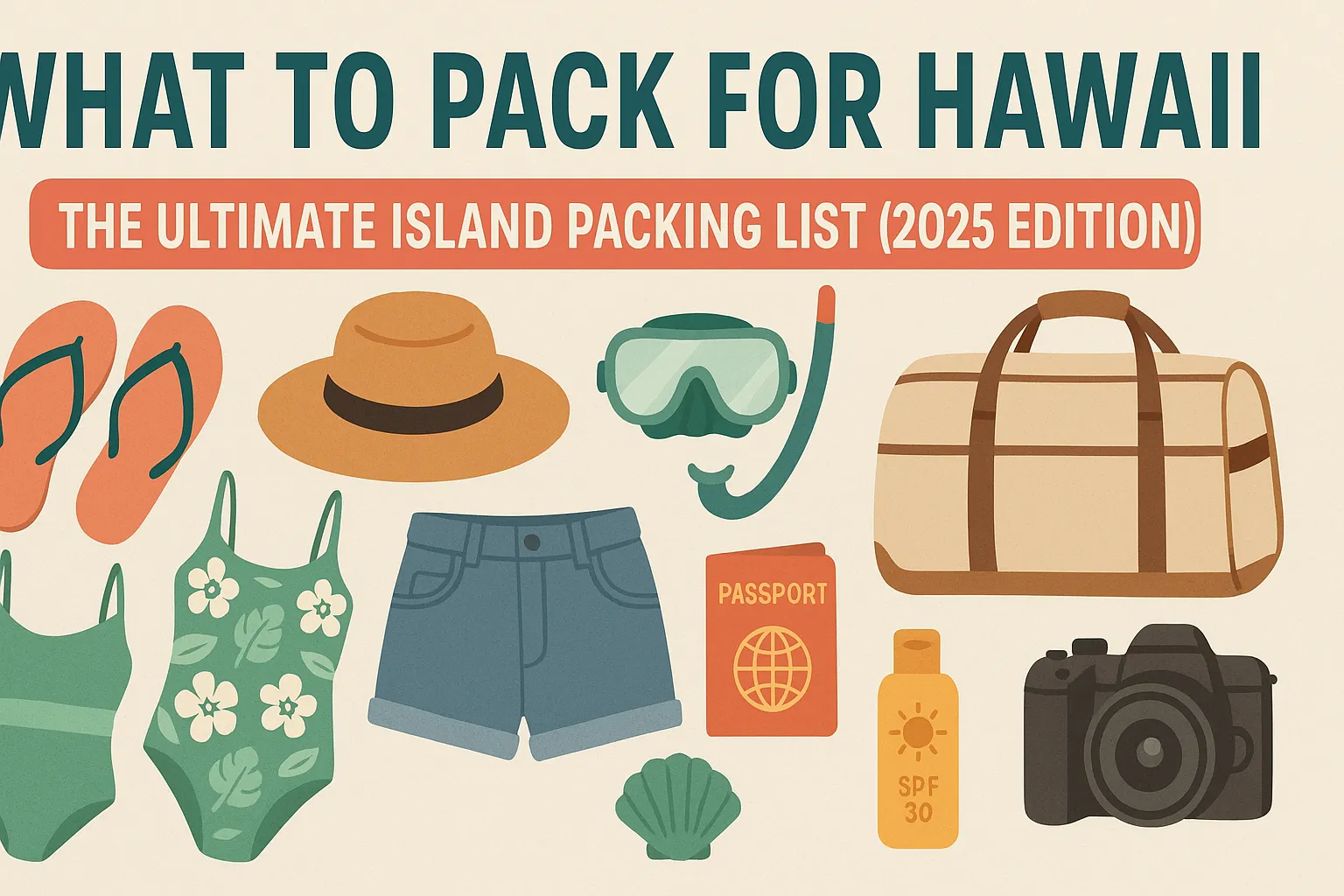 What to Pack for Hawaii: The Ultimate Island Packing List (2025 Edition)